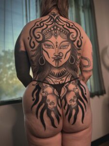 kali back piece tattoo las vegas